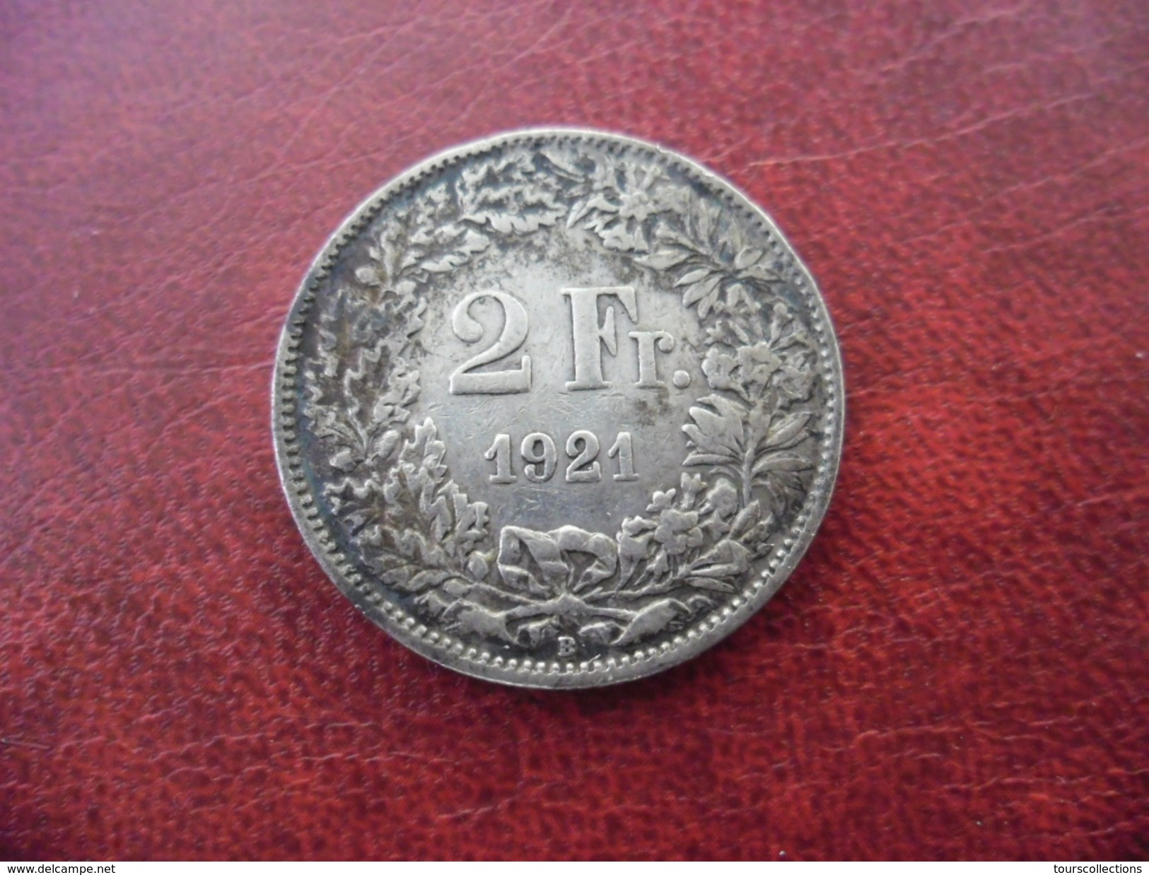 2 FRANCS SUISSE 1921 En Argent @ CONFEDERATION HELVETIQUE @ Voir Les 2 Photos - Otros & Sin Clasificación