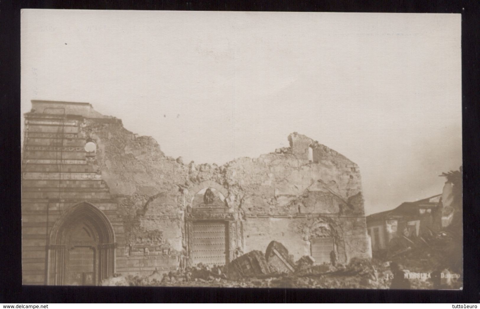 MESSINA - TERREMOTO DEL 1908 - DUOMO (3) - Catastrofi