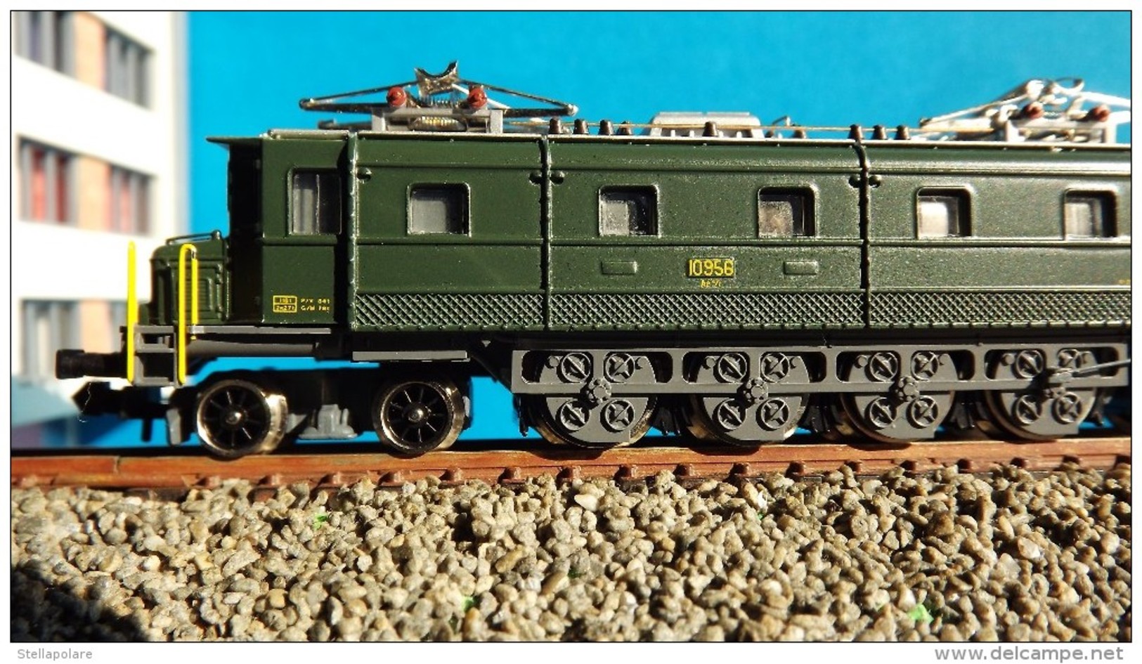 N Spur - HAG 800 - SBB Ae 4/7 10956 - SCALA N MODELLO IN METALLO - Loks