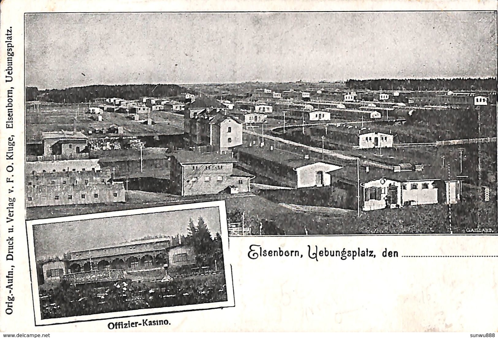 Elsenborn - Uebungsplatz - Offizier-Kasino (Kluger) - Elsenborn (Kamp)