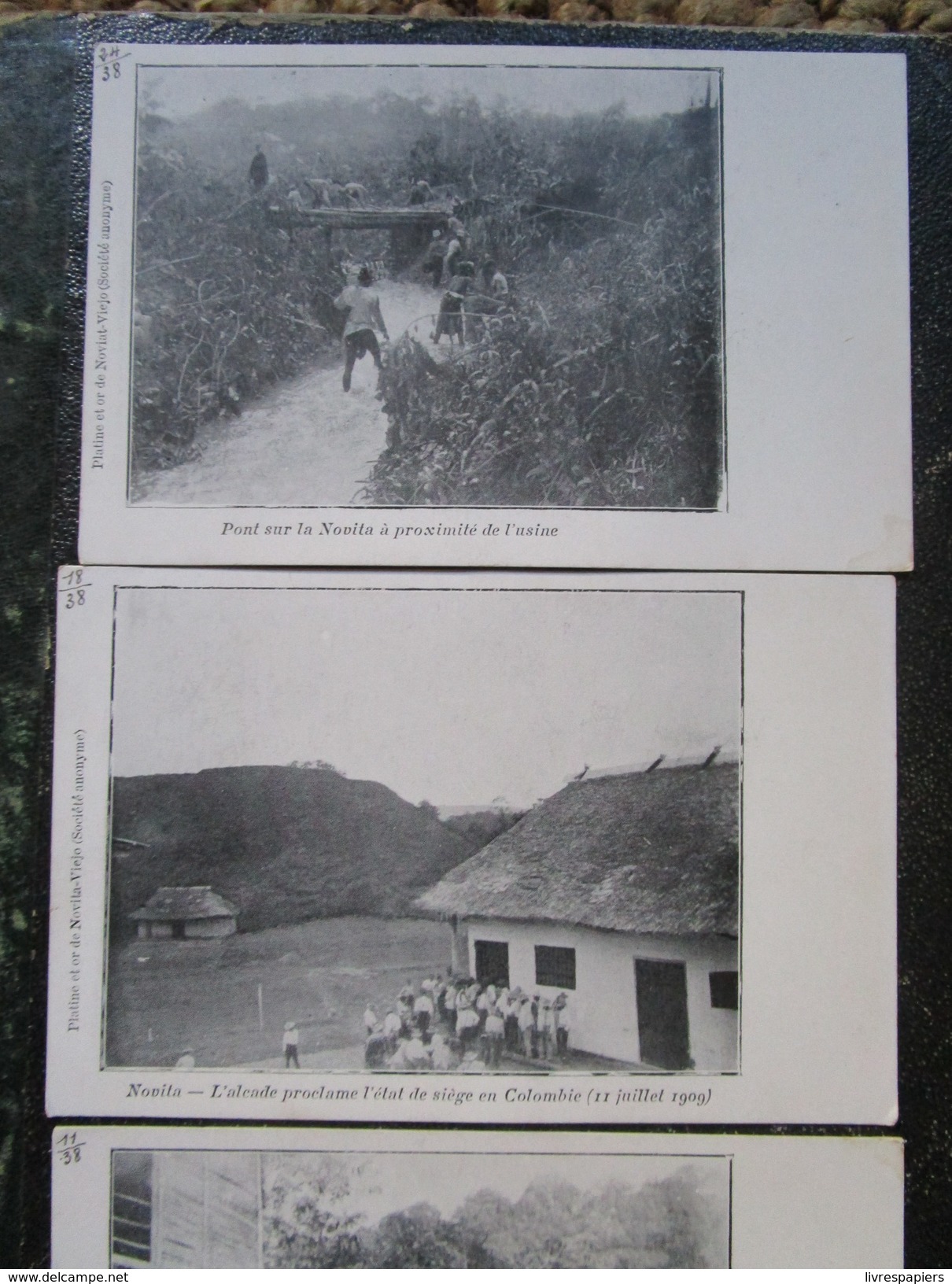 Colombie Lot 5 Cpa Platine Et Or De Novita-viejo Mines Or  Voir Photos - Colombie