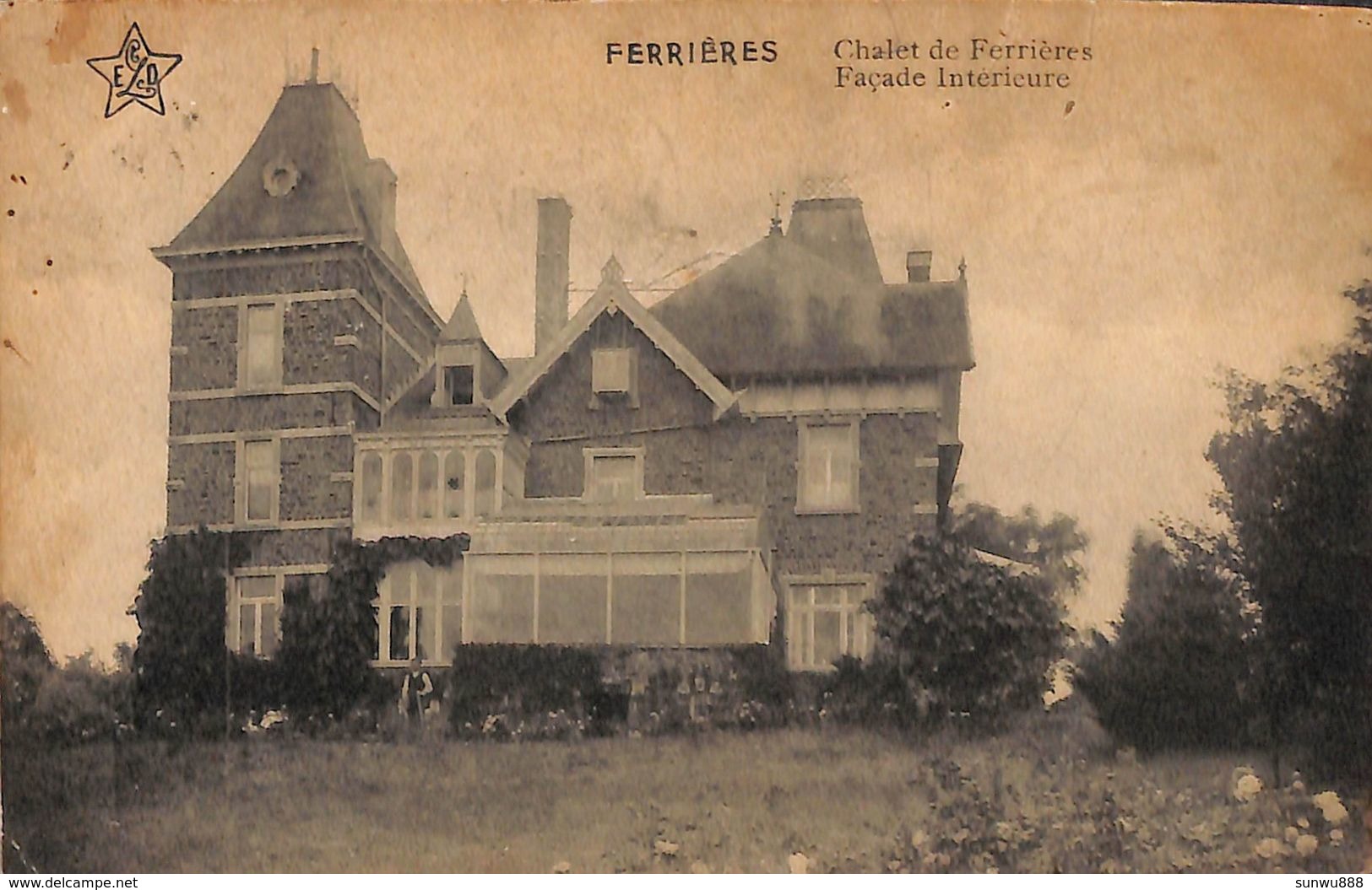 Ferrières - Chalet De Ferrières - Façade Intérieure (animée, Edit Germay-Dupont) - Ferrieres