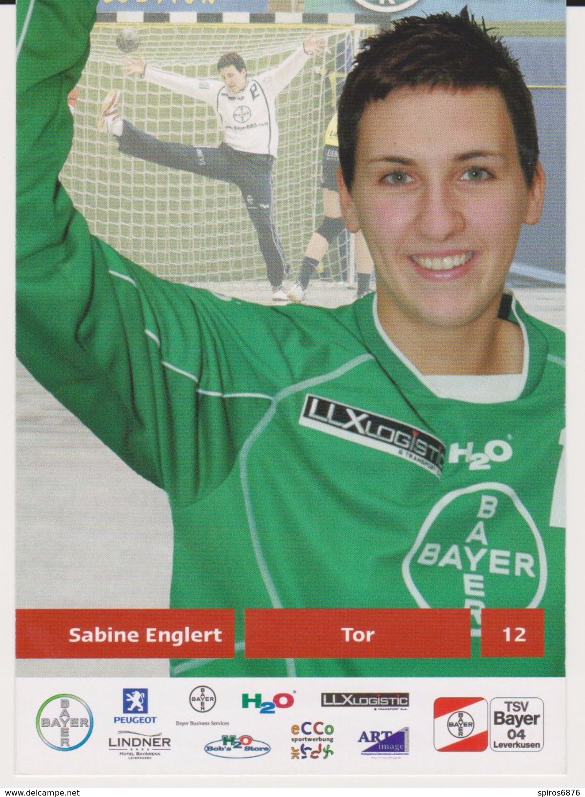 Original Handball Card SABINE ENGLERT Team Bayer Leverkusen Germany - Women Bundesliga 2006 / 2007 - Handball
