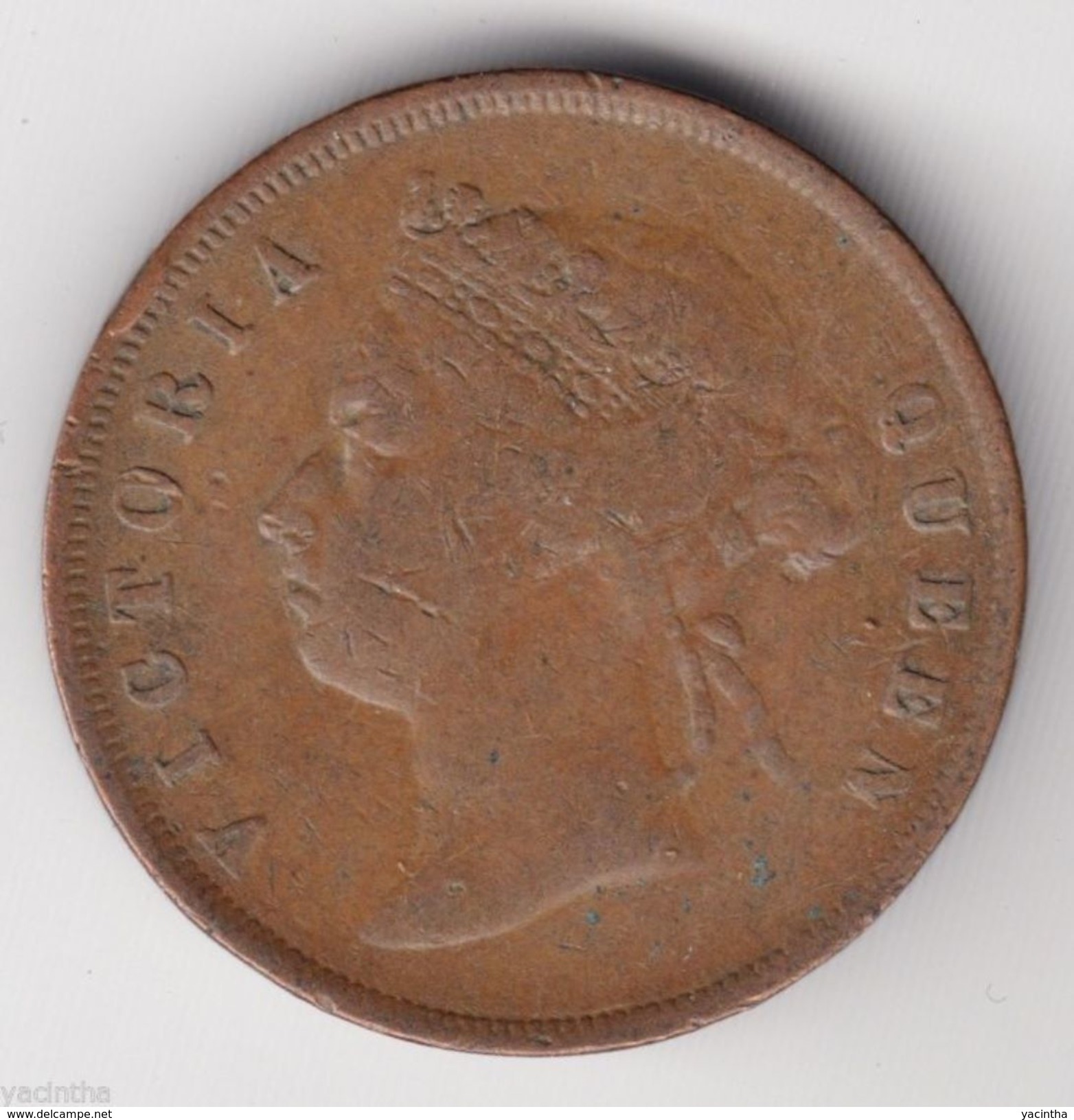 @Y@   Straits Settlements 1 Cent 1873 (4902) - India