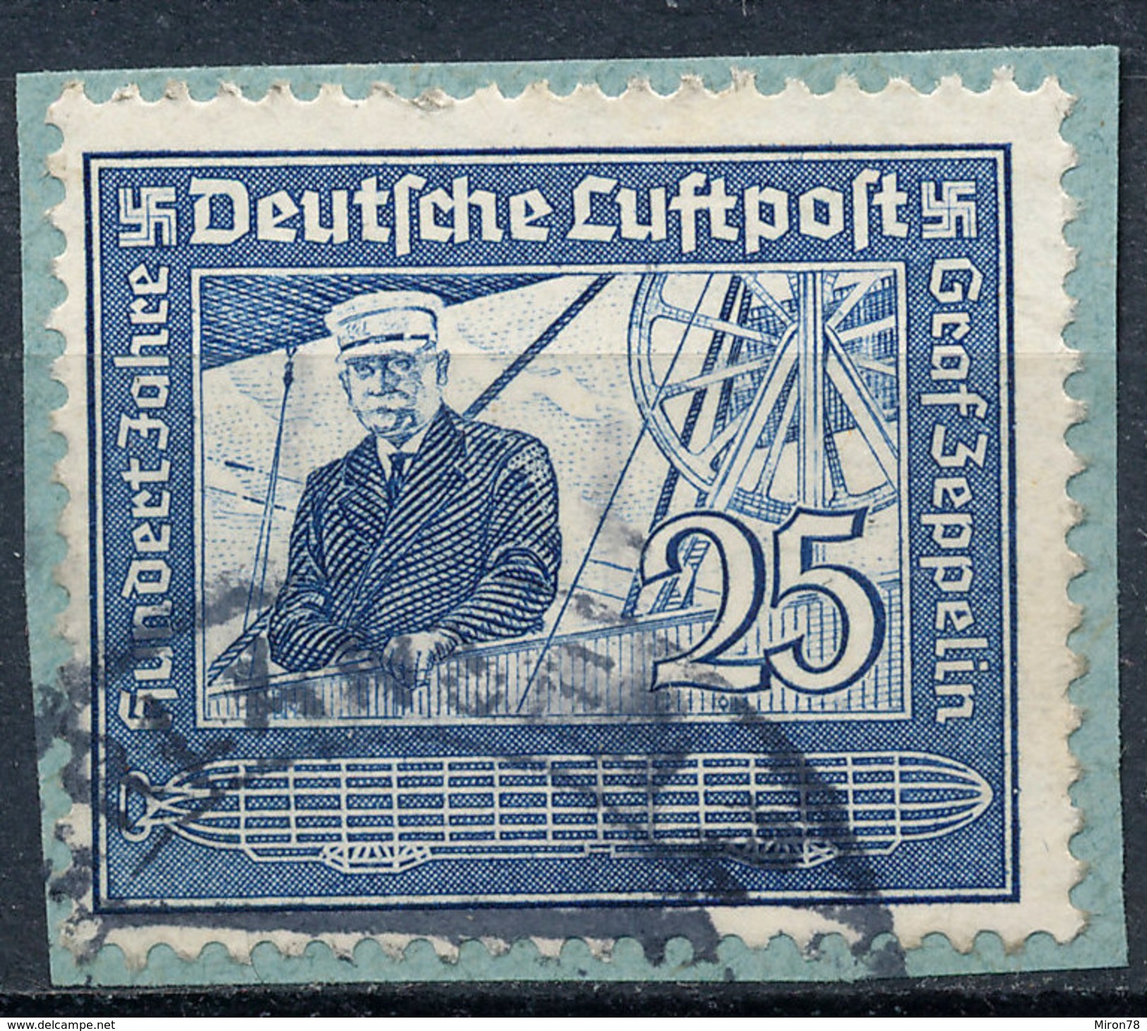 Stamp Germany Airmail Zeppelin 1938 Used Lot#15 - Airmail & Zeppelin