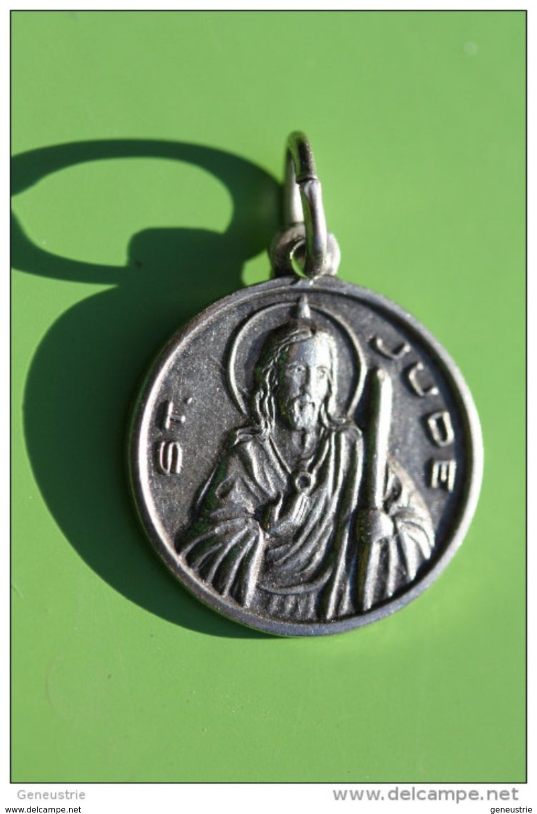 Pendentif Médaille Religieuse "Saint Jude"  Métal -  Religious Pendant - Religion & Esotérisme