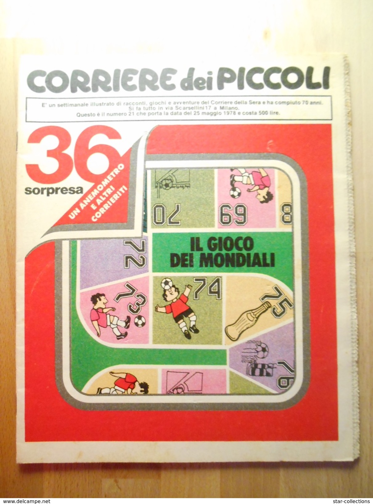 CORRIERE DEI PICCOLI N. 21 1978 - Corriere Dei Piccoli