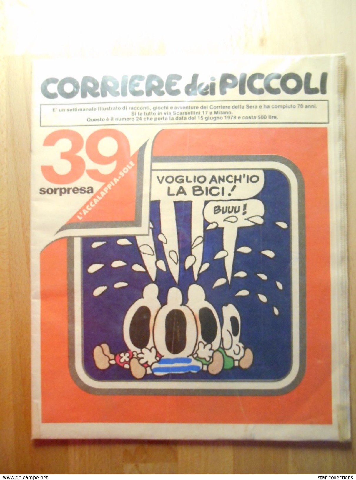 CORRIERE DEI PICCOLI N. 24 1978 - Corriere Dei Piccoli