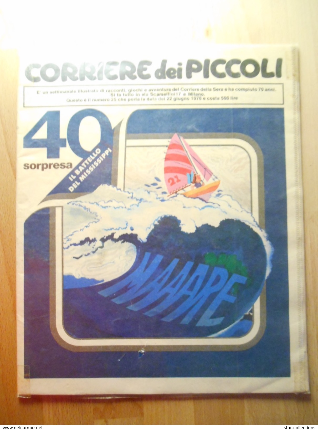 CORRIERE DEI PICCOLI N. 25 1978 - Corriere Dei Piccoli