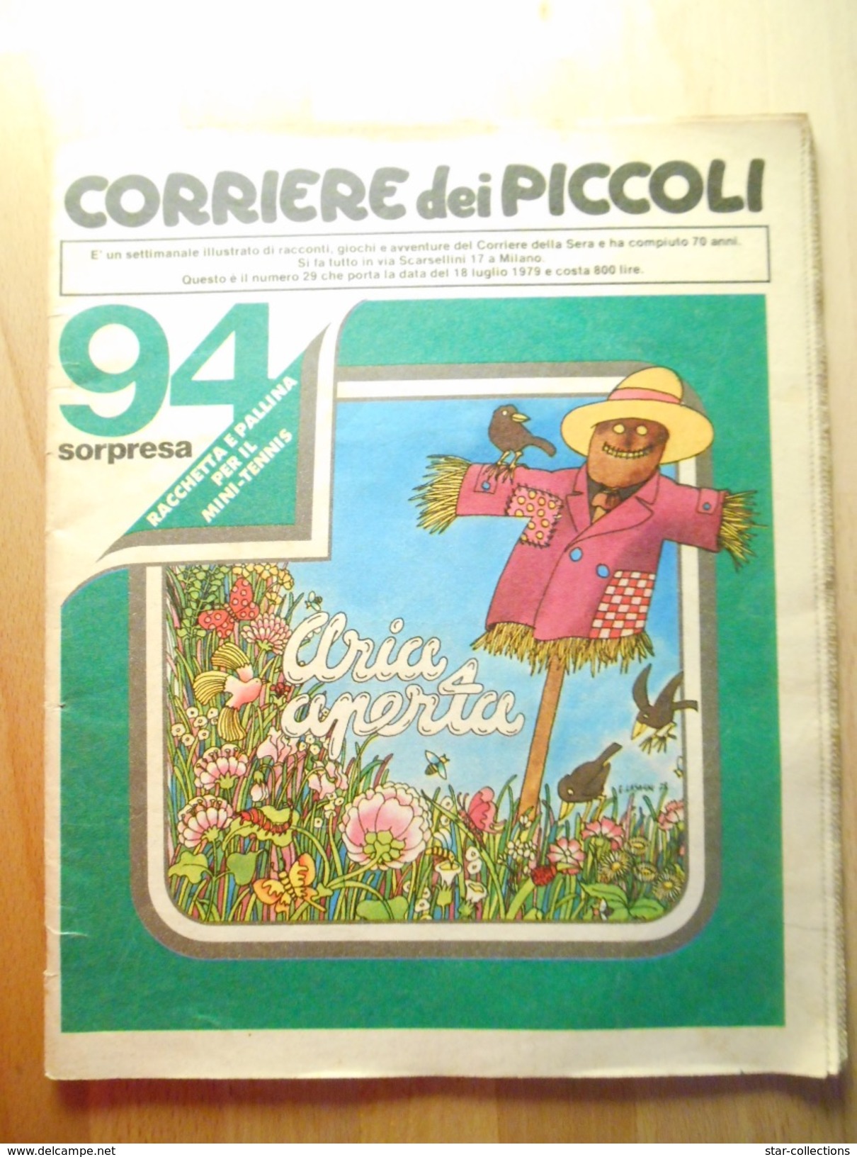 CORRIERE DEI PICCOLI N. 29 1979 - Corriere Dei Piccoli