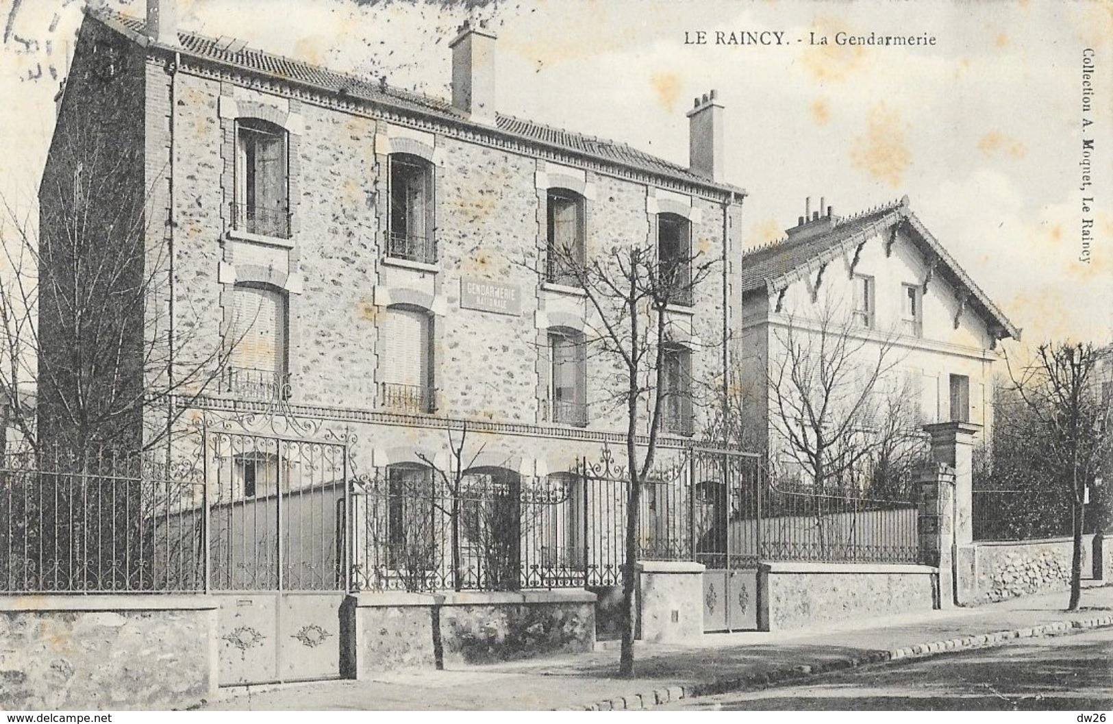 Le Raincy - La Gendarmerie - Collection A. Moquet - Le Raincy