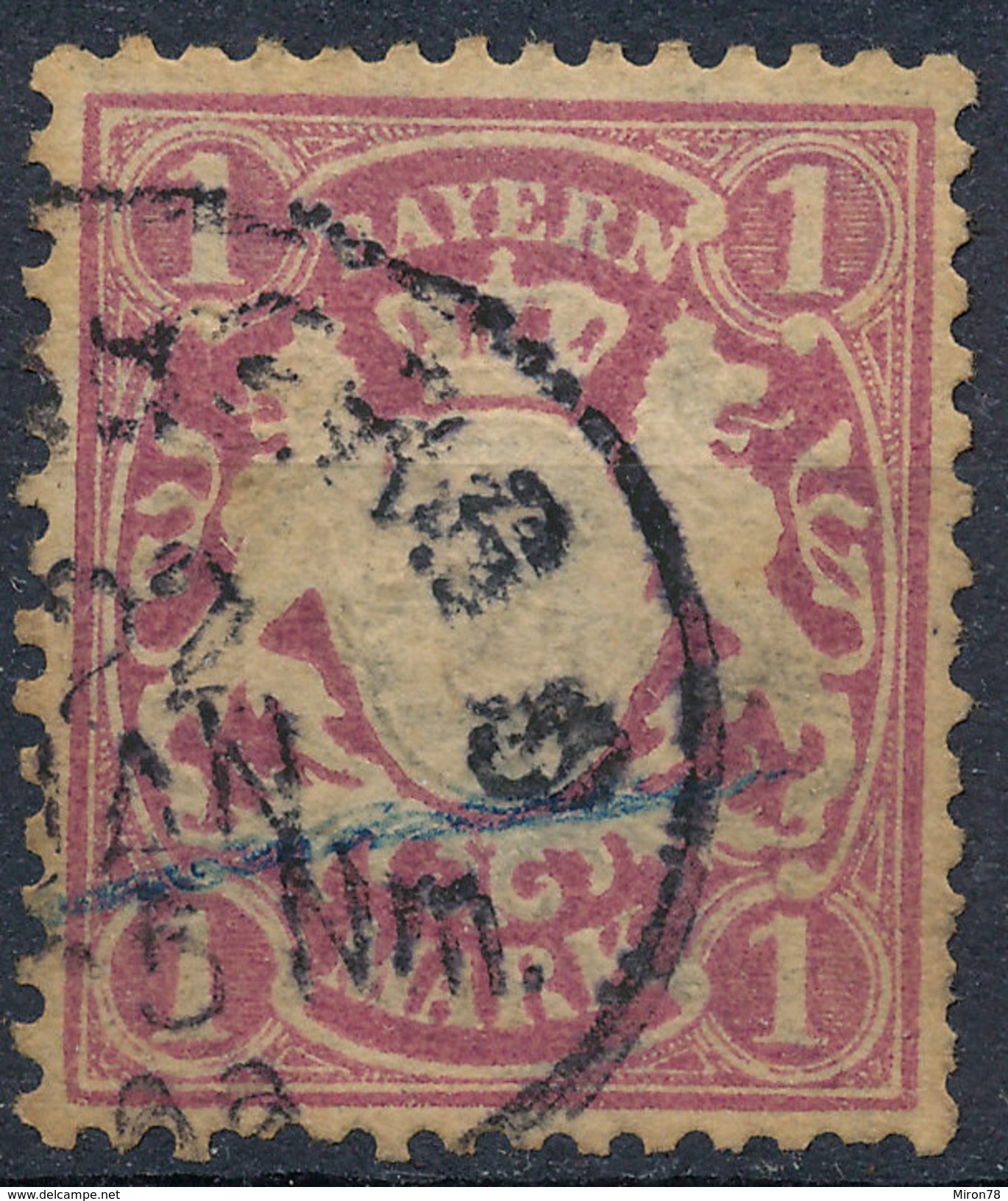 Stamp German States Bavaria 1881 Used Lot#1 - Used