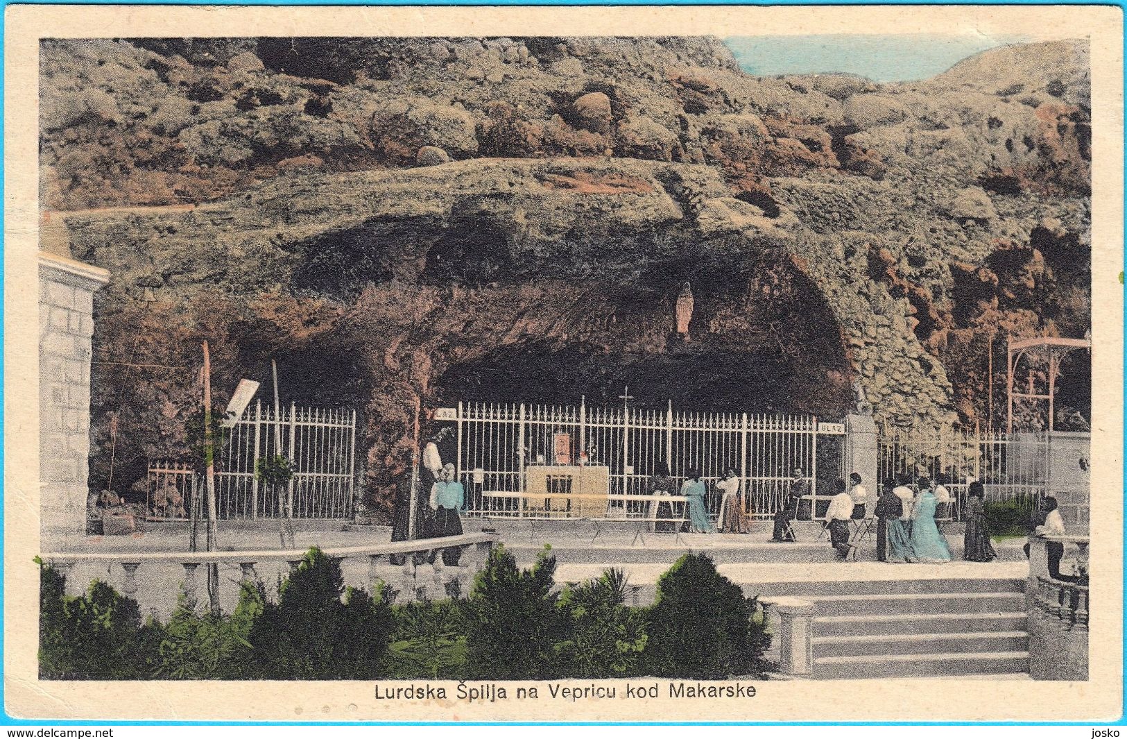 VEPRIC - MAKARSKA - Lurdska Spilja Na Vepricu Kod Makarske ( Croatia ) * Lourdes Cave In Vepric - Grotte De Lourdes - Croatia