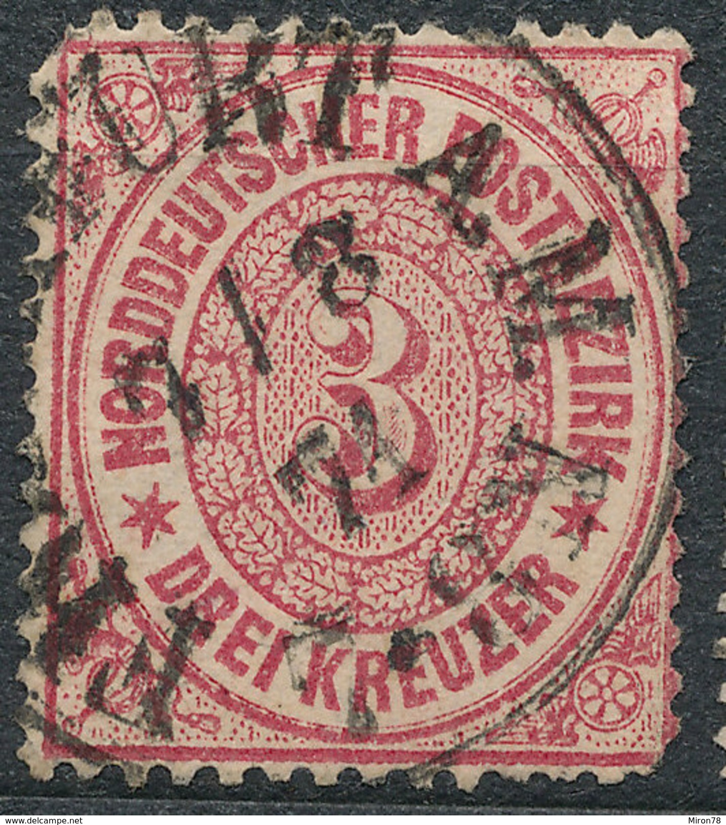 Stamp German States  1869 3kr Lot#35 - Used