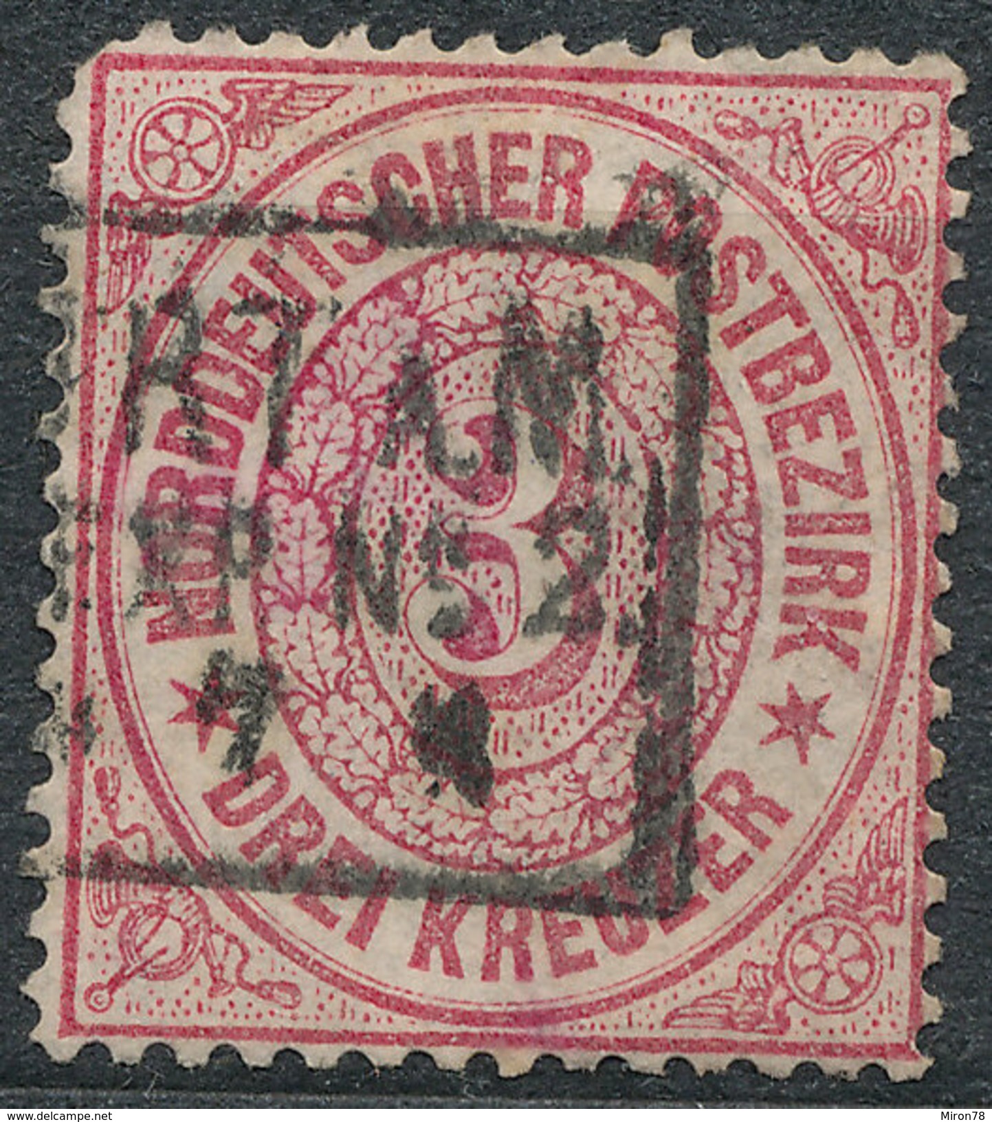 Stamp German States  1869 3kr Lot#36 - Oblitérés