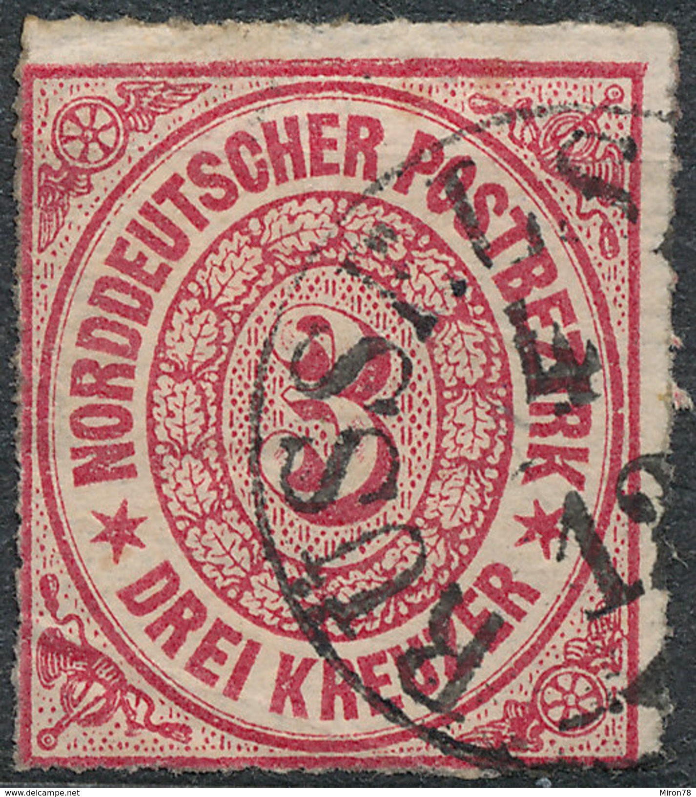 Stamp German States  1868 3kr Lot#40 - Used