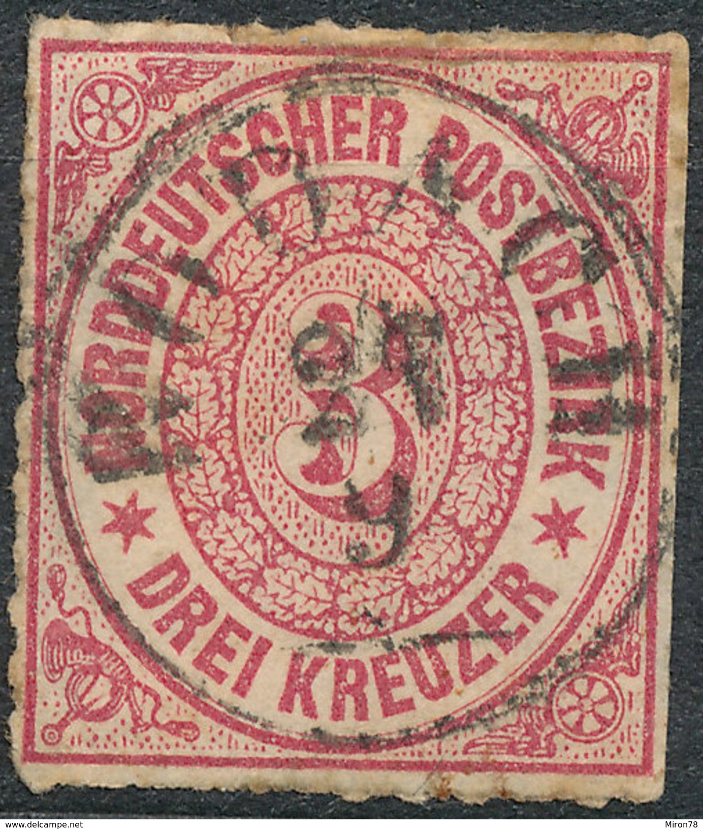 Stamp German States  1868 3kr Lot#41 - Afgestempeld