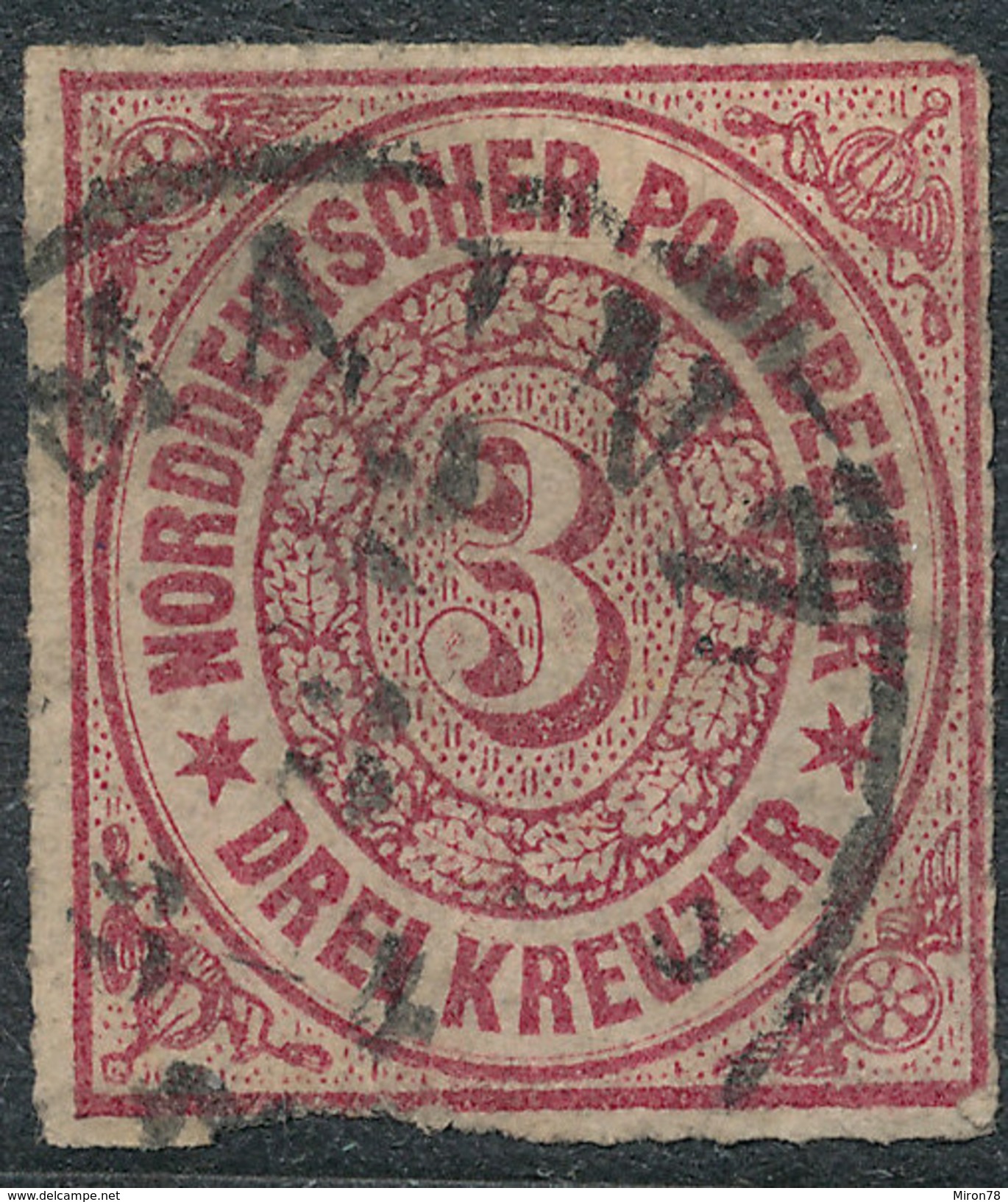 Stamp German States  1868 3kr Lot#43 - Afgestempeld