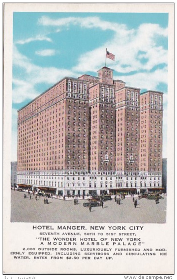 New York City Hotel Manger - Bars, Hotels & Restaurants
