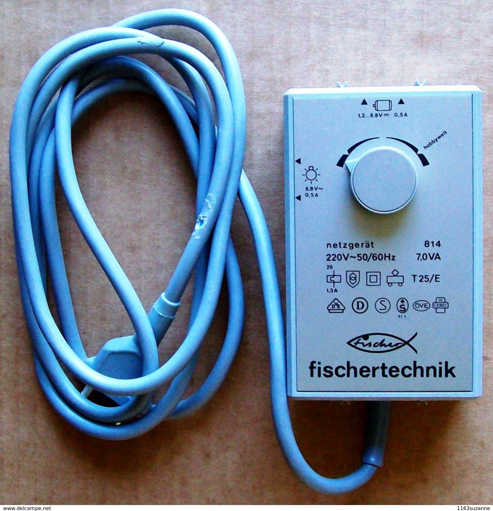 Complète > Boîte FISCHERTECHNIK Mot. 4, Réf. 2 30173 1 (1975) : Transformateur - Fischertechnik