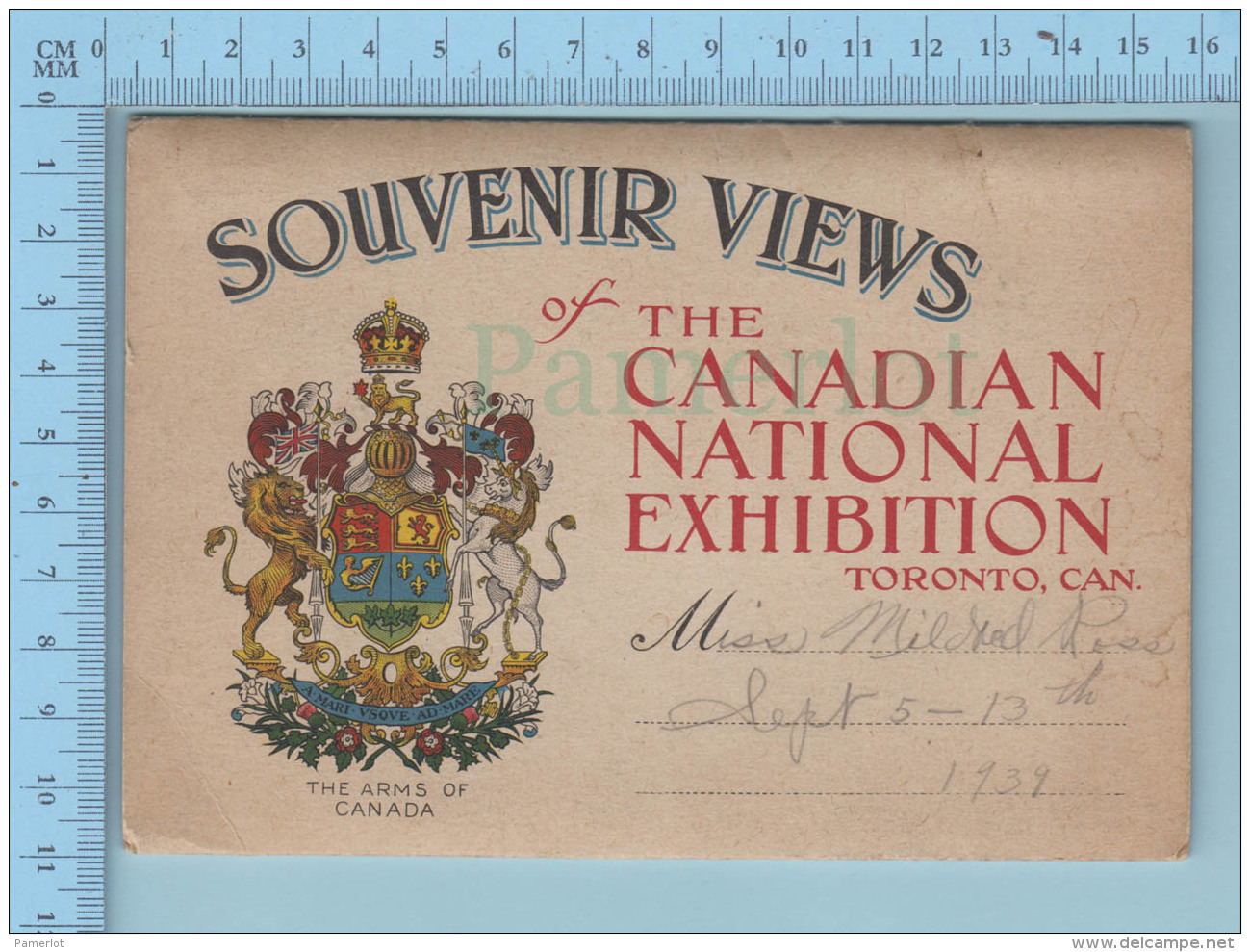 Souvenir View  18 Views - The Canadian National Exibition Toronto 1937 - Post Card Carte Postale - North America