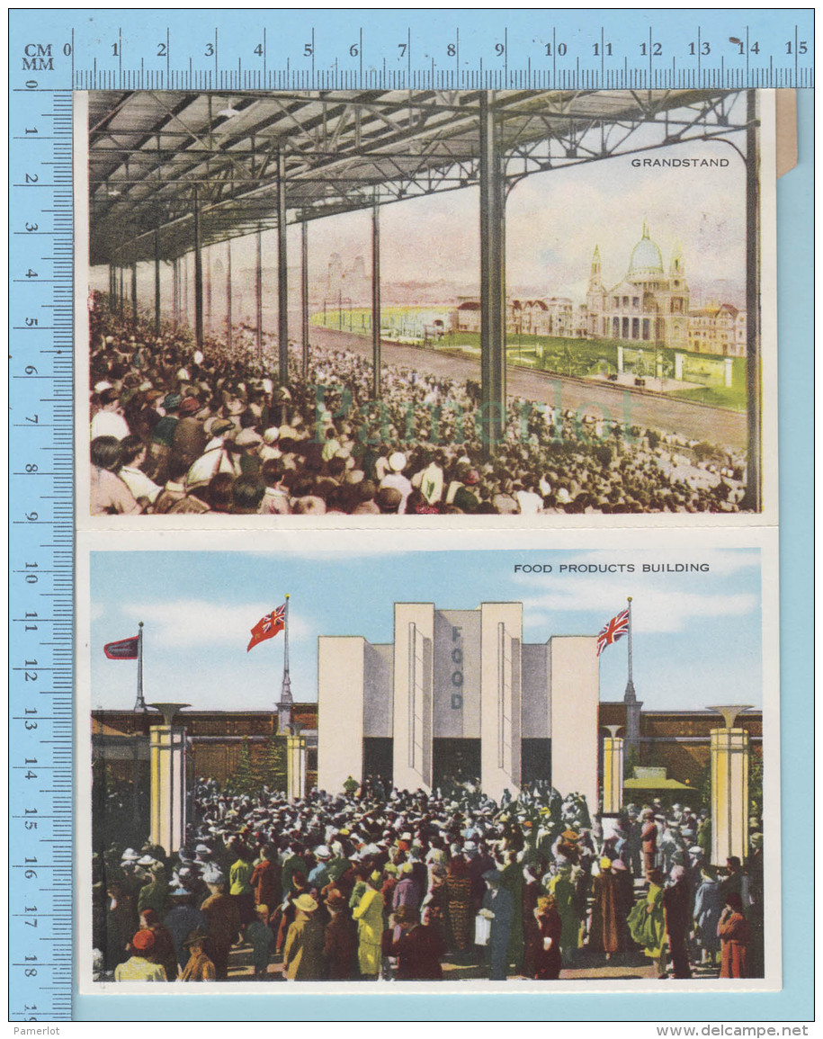 Souvenir view  18 views - The Canadian National Exibition toronto 1937 - post card carte postale