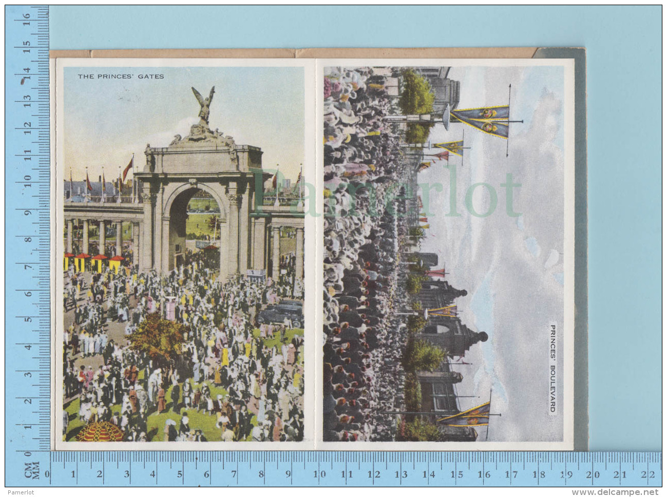 Souvenir view  18 views - The Canadian National Exibition toronto 1937 - post card carte postale