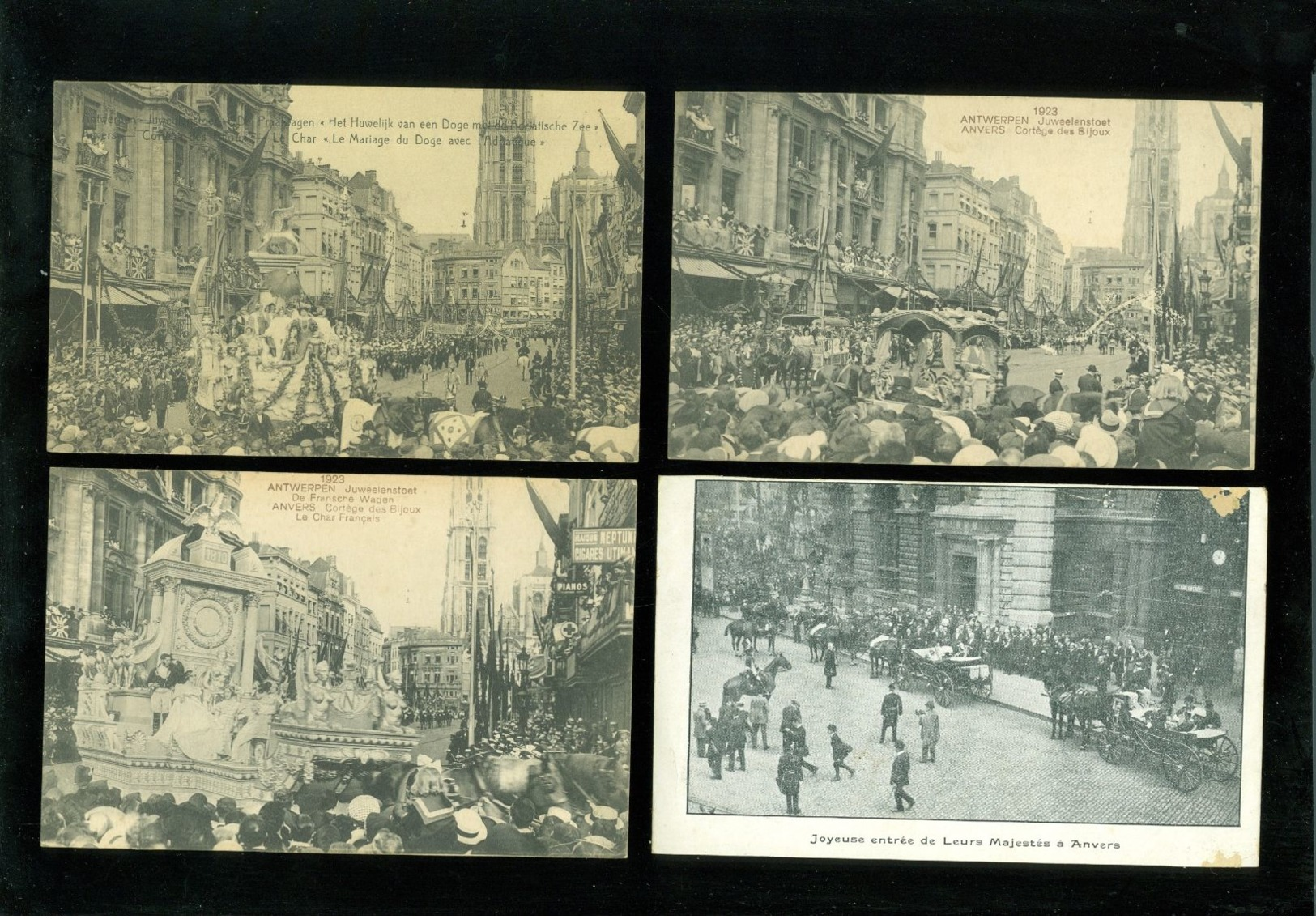 Beau lot de 60 cartes postales de Belgique Anvers cortège     Mooi lot van 60 postkaarten van België Antwerpen stoet