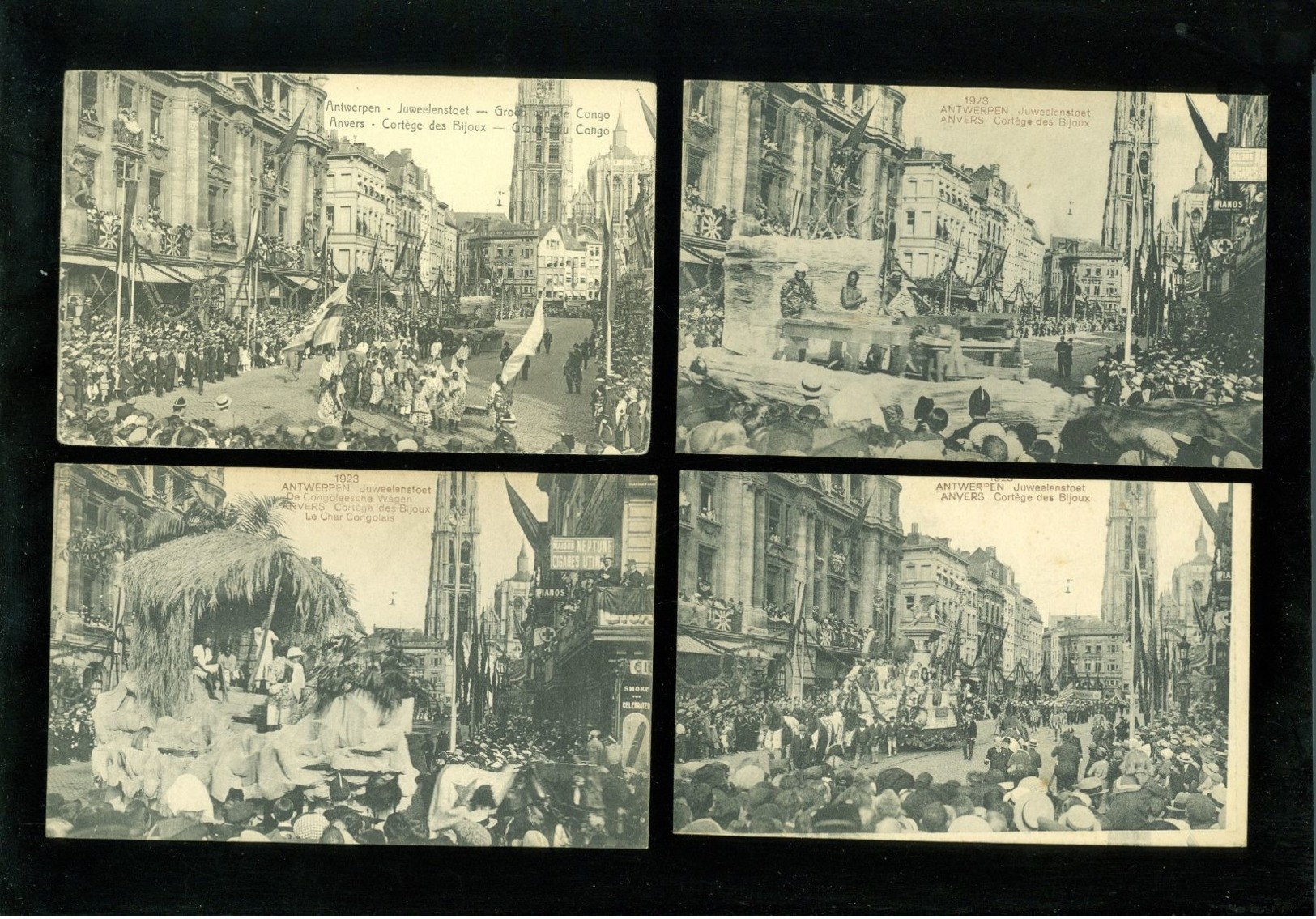 Beau lot de 60 cartes postales de Belgique Anvers cortège     Mooi lot van 60 postkaarten van België Antwerpen stoet