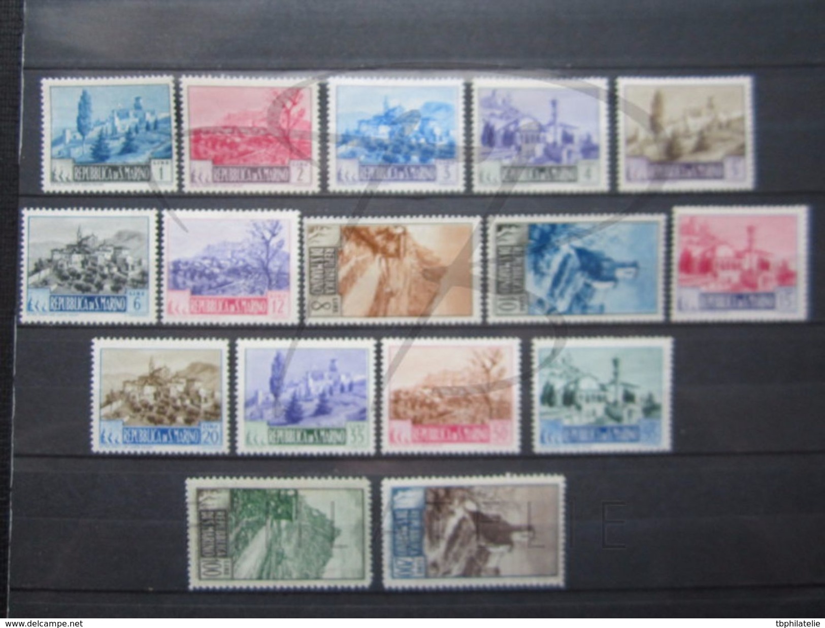 VEND TIMBRES DE SAINT-MARIN N° 320 - 333 , NEUFS SANS CHARNIERE !!! - Unused Stamps