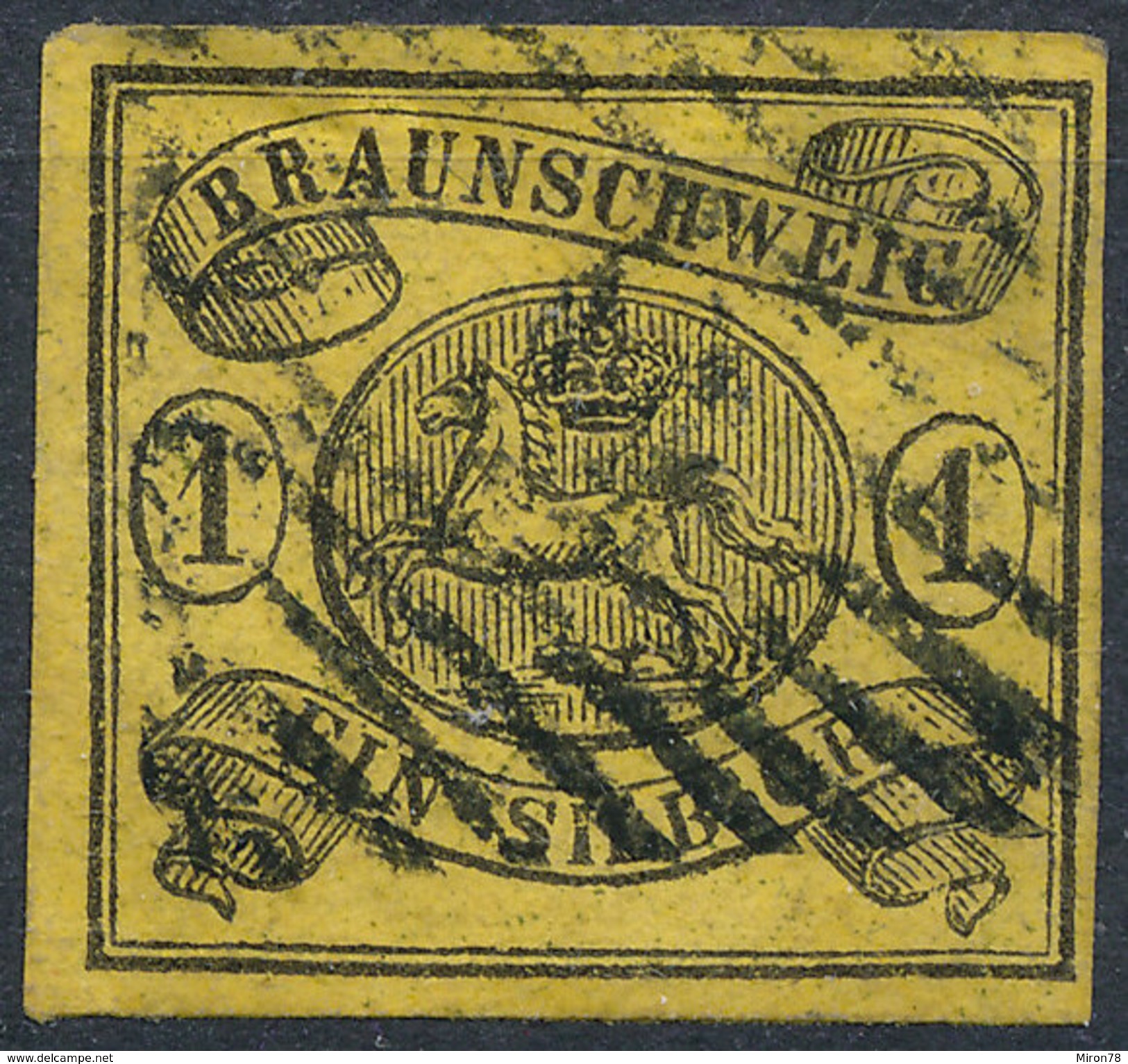 Stamp   1853 1sgr  Used - Brunswick