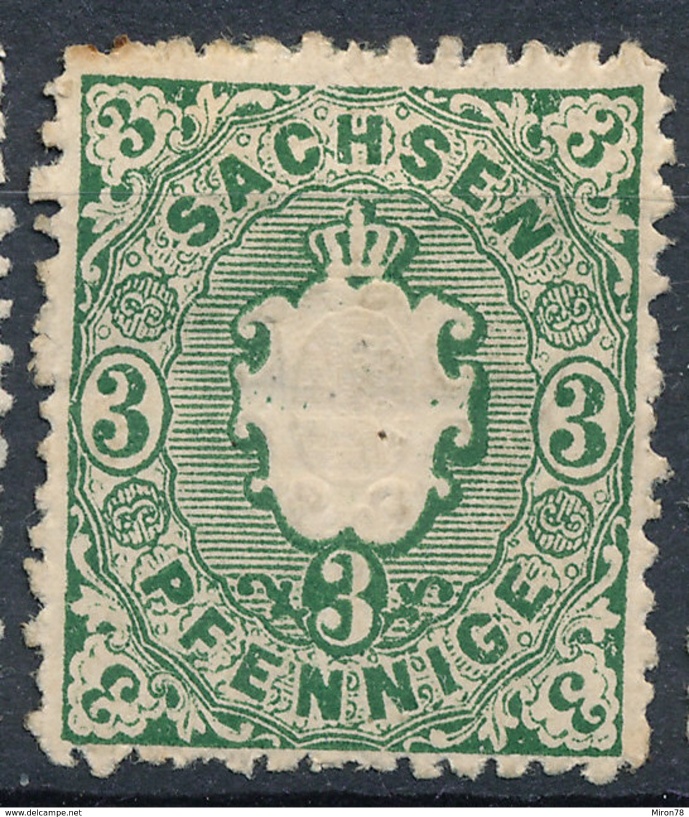 Stamp   1863 1/2ng  Mint - Sachsen