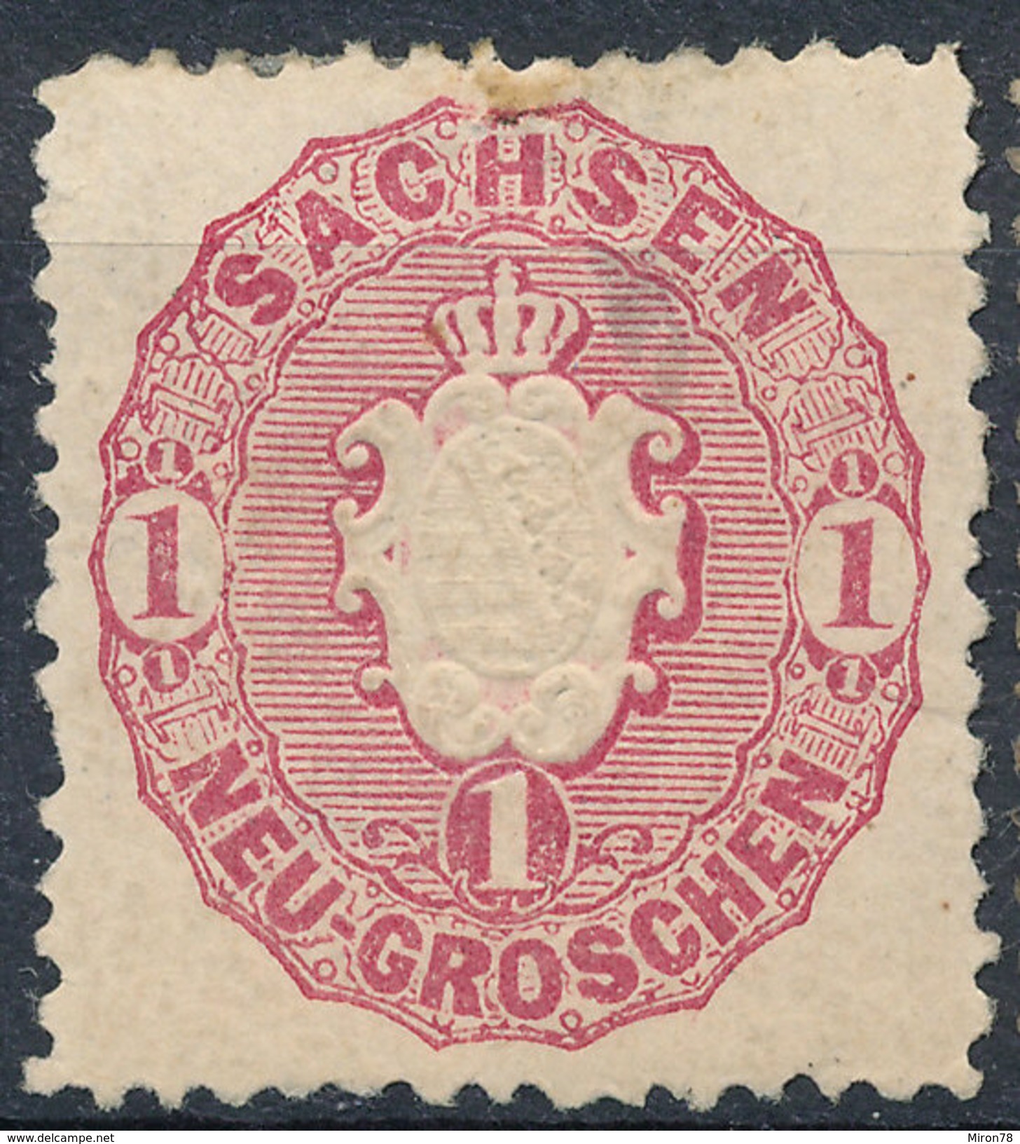 Stamp   1863 1ng  Mint - Sachsen