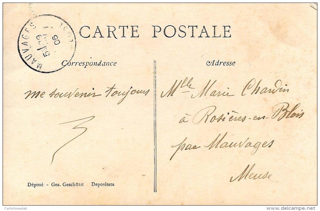 [DC11155] CPA - BAMBINA RICCIA NELLA CULLA CON LA MAMMA - Viaggiata 1906 - Old Postcard - Altri & Non Classificati