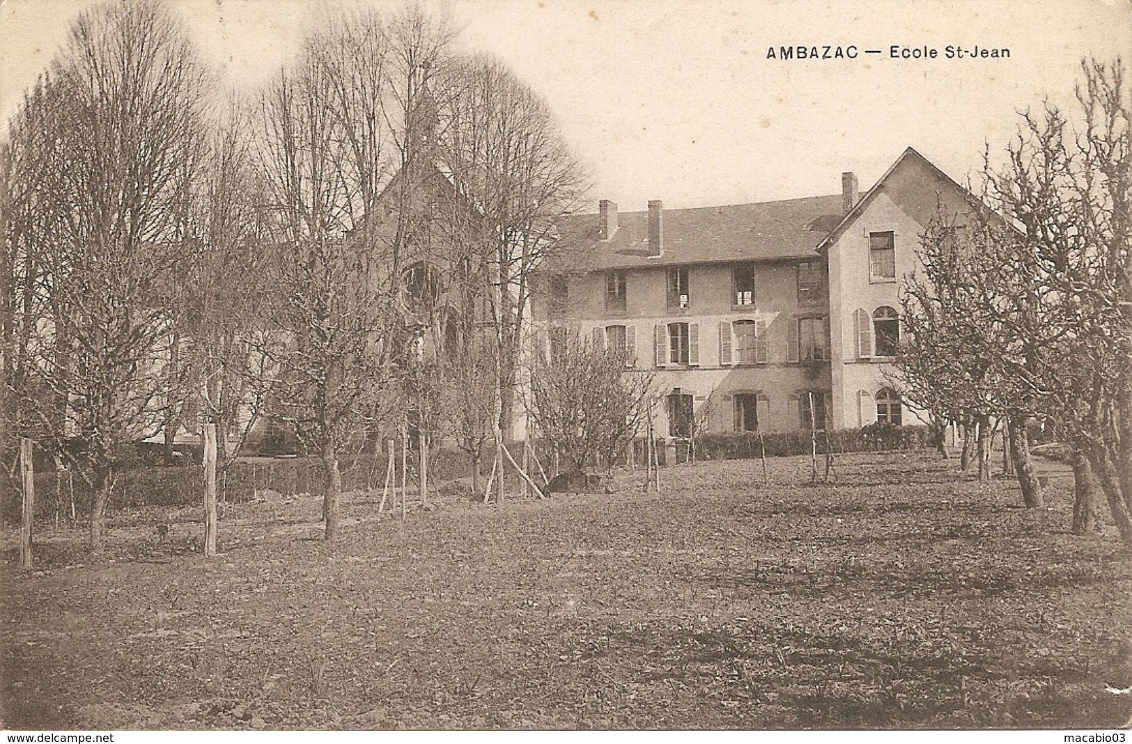 87  Haute Vienne :  Ambazac  école St Jean  Réf 3614 - Ambazac