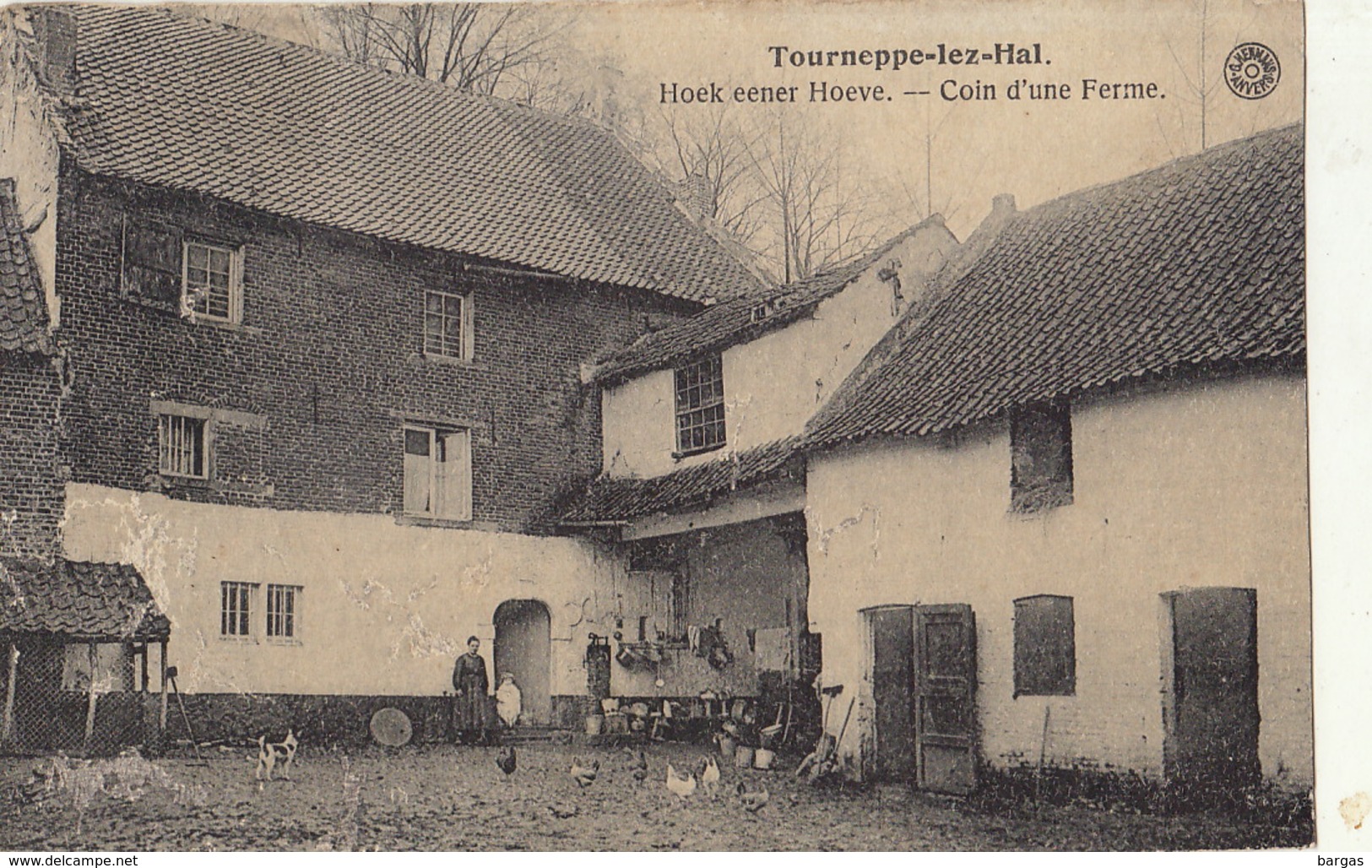 Dworp Tourneppe Lez Hal Hoek Eener Hoeve Coin D'une Ferme - Beersel