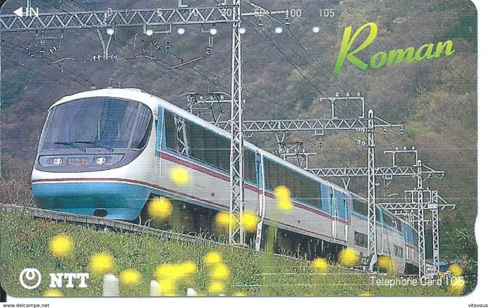 JAPON Train ROMAN Trein Télécarte Phonecard  (D.197) - Trains