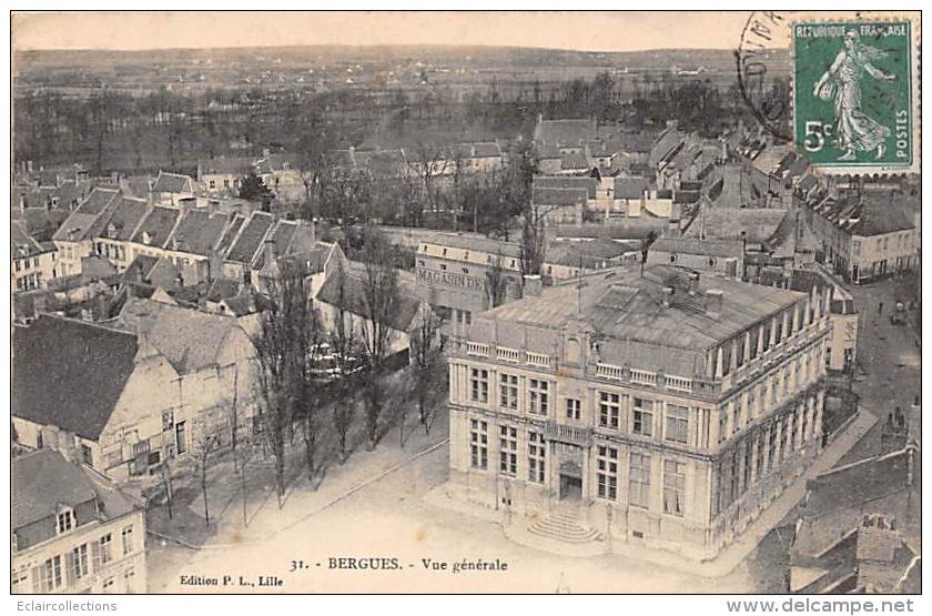 Bergues       59         Vue Générale        (voir Scan) - Bergues