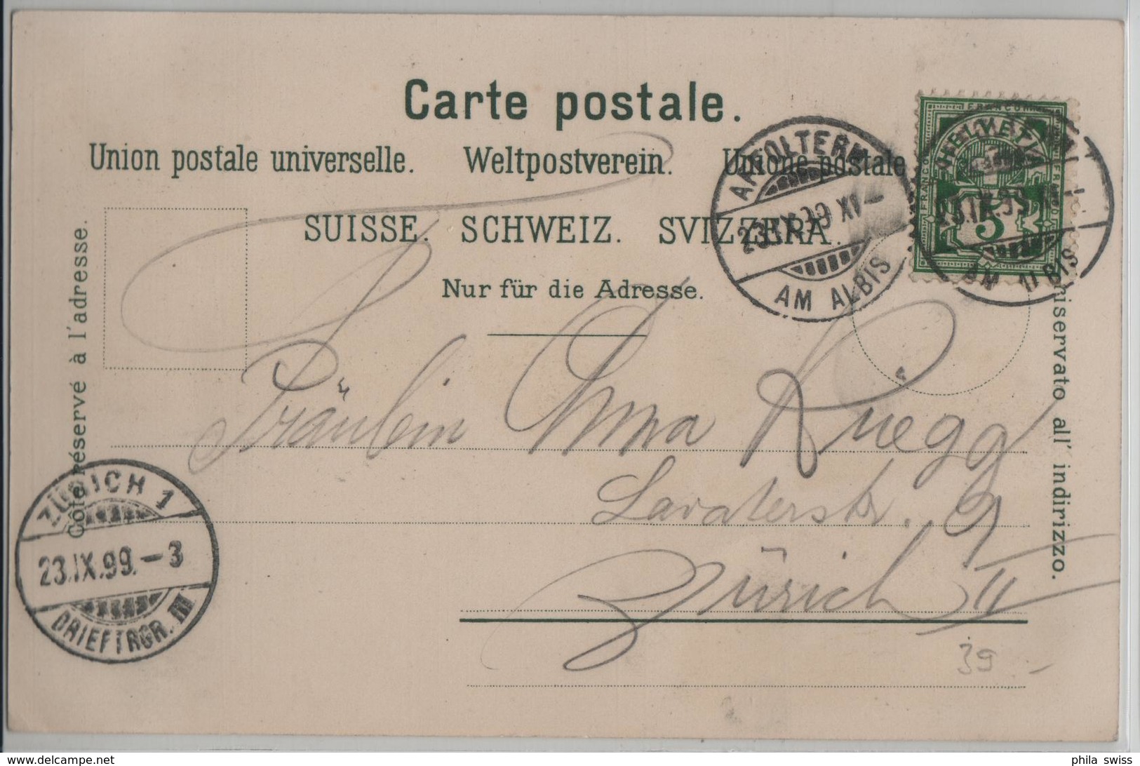 Gruss Aus Baar - Bahnhof, Spinnerei, Kirche, Cartonfabrik, Tropfsteingrotte - Litho Carl Künzli No. 2596 - Baar