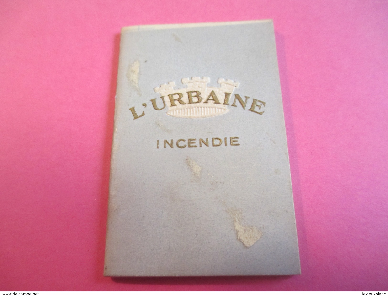 Mini Calendrier - Carnet / L'URBAINE/ Cie D'ASSURANCES/Incendie/Bd Haussmann Paris/ 1932             CAL376 - Altri & Non Classificati