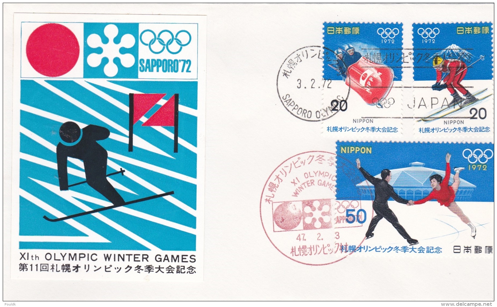 Japan Card 1972 Sapporo Olympic Winter Games - Sapporo Olympic  (DD9-30) - Winter 1972: Sapporo