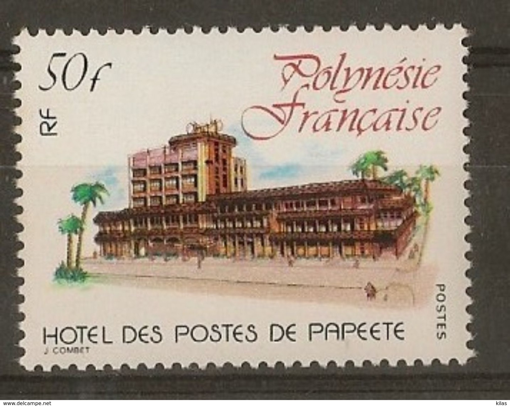 FRENCH POLYNESIA 1980, New Post Office - Hotel- & Gaststättengewerbe