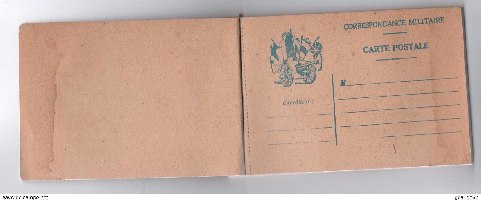 RARE CARNET COMPLET De 25 CARTES DE FRANCHISE MILITAIRE FM - CORRESPONDANCE DES POILUS - Covers & Documents