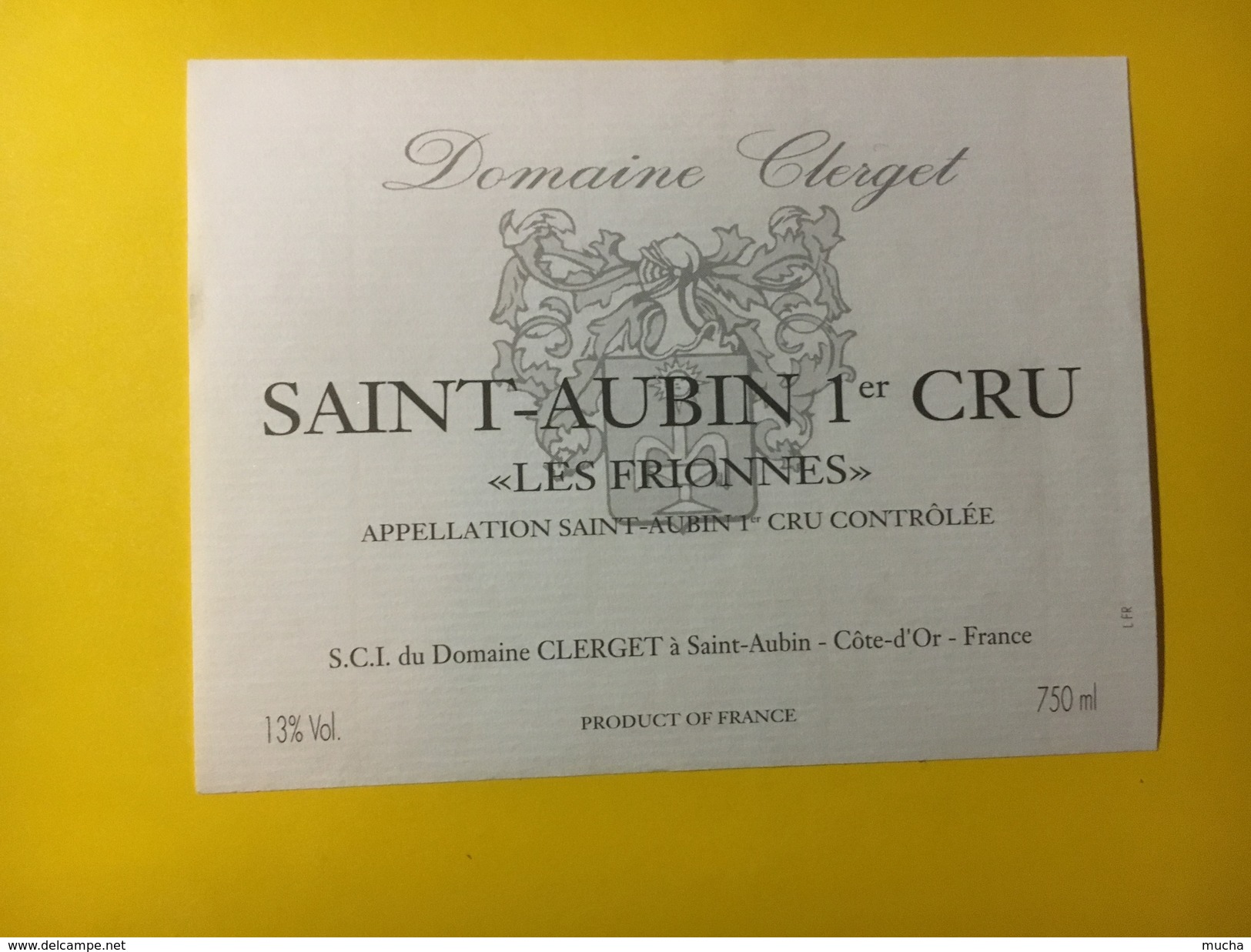5764 - Domaine Clerget Saint-Aubin 1er Cru "Les Frionnes" - Bourgogne