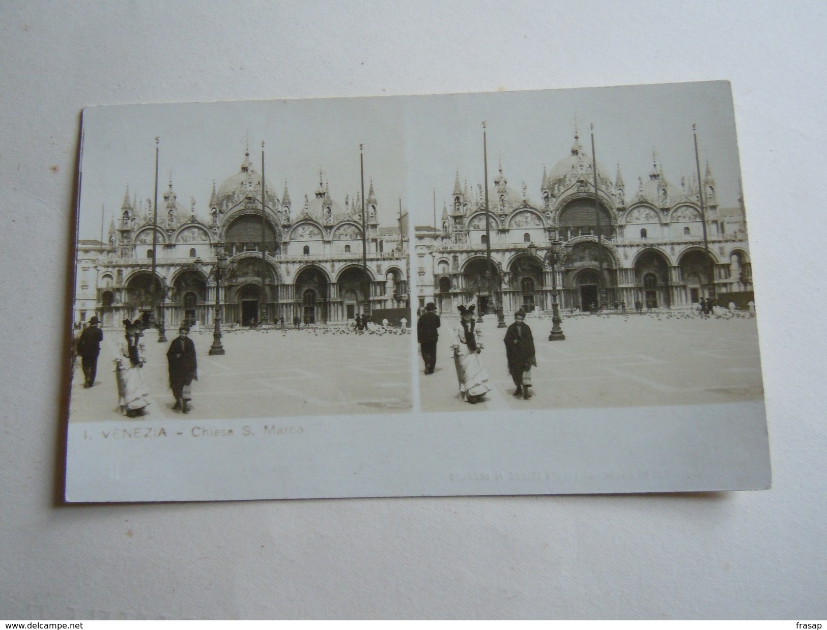 VENEZIA CHIESA DI SAN MARCO  1800 PRIMI 1900 - Stereoscopi