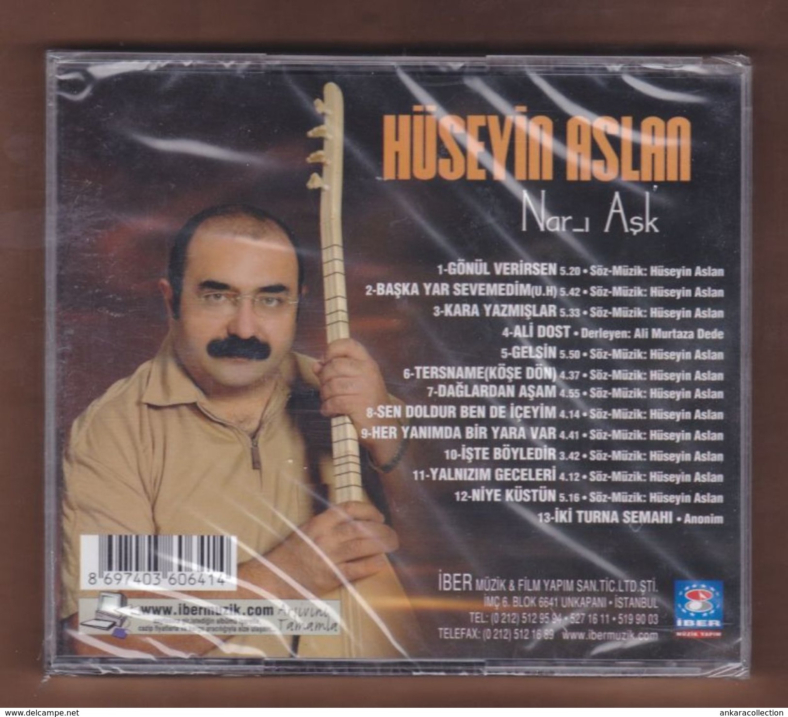 AC -  Hüseyin Aslan Nar-ı Aşk BRAND NEW TURKISH MUSIC CD - World Music