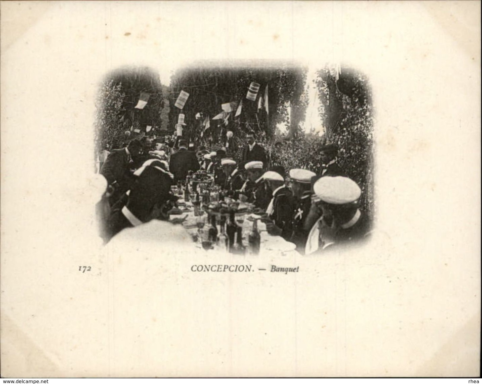 Campagne DUGUAY-TROUIN 1902-1903 - Voilier - Expédition - CHILI - CONCEPCION - Banquet - Chile
