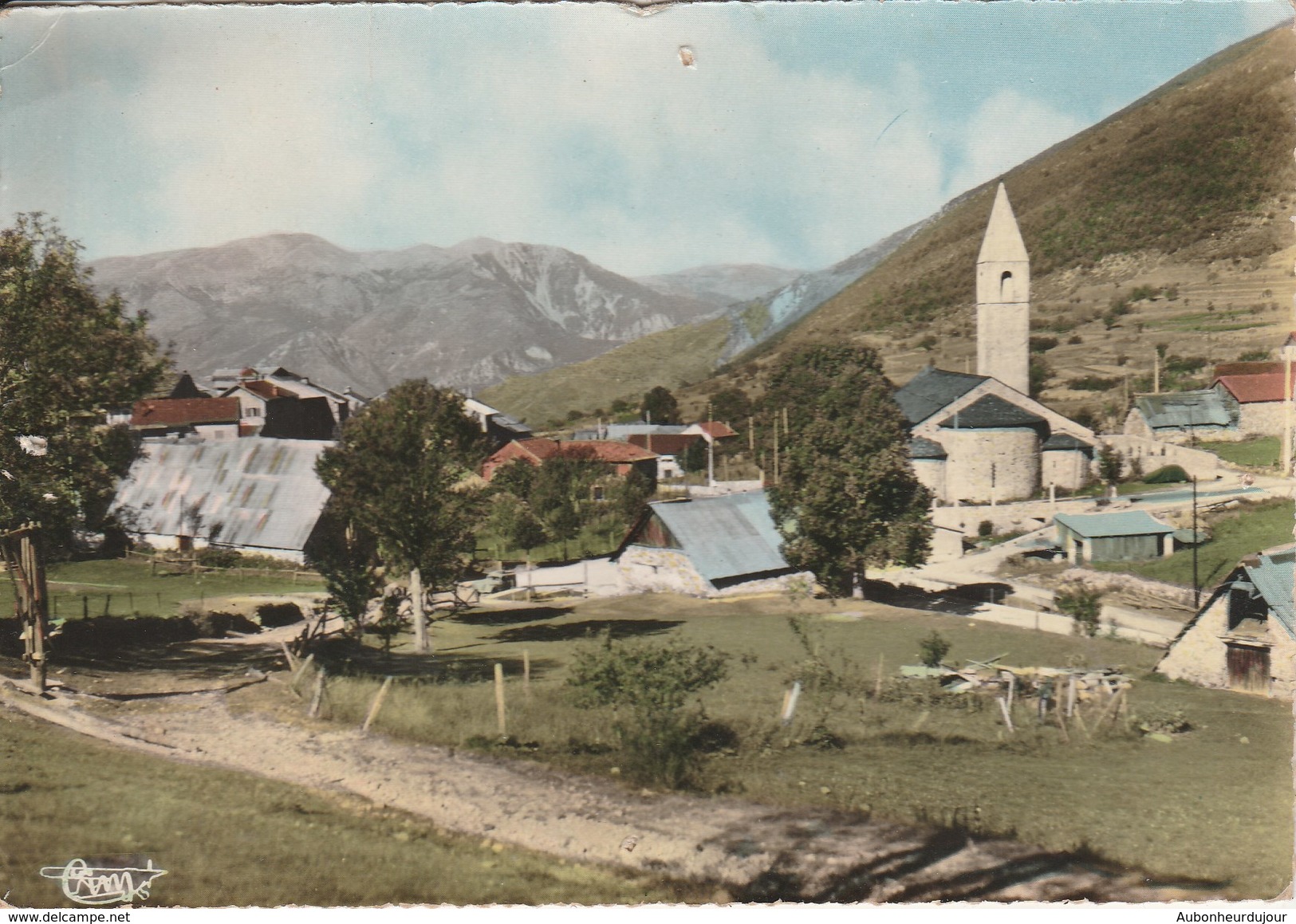 ST DALMAS VALDEBLORE Vue Du Village 371D - Autres & Non Classés