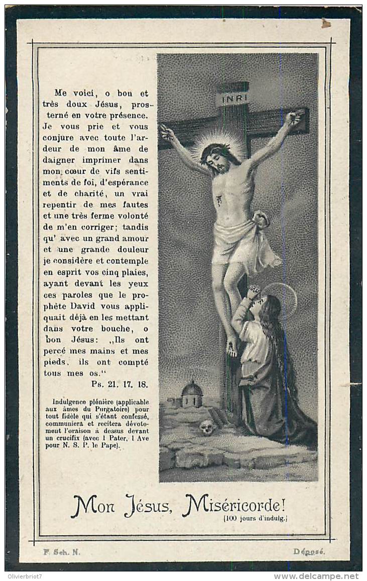 Faire Part De Décès - Mr N-J ANSAY Né à Jéhonville 1850 (Bertrix ) Décédé à Mont-Saint-Guibert 1915 - Avvisi Di Necrologio