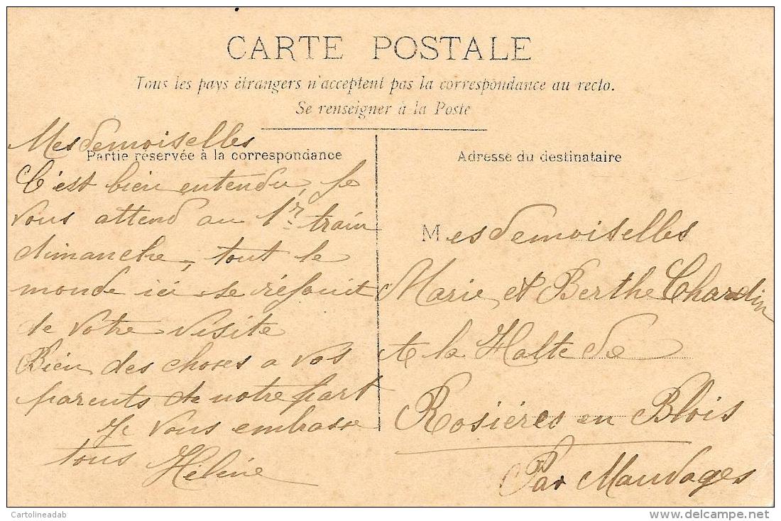 [DC11159] CPA - DONNA CON FIORI - Viaggiata - Old Postcard - Donne